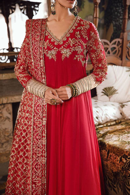 Mushq | Irha Kalidaar Chiffon Pret | MALIAH - Pakistani Designer Dress - by Mushq | Type: Formal - 100% Original at Saira Sultan