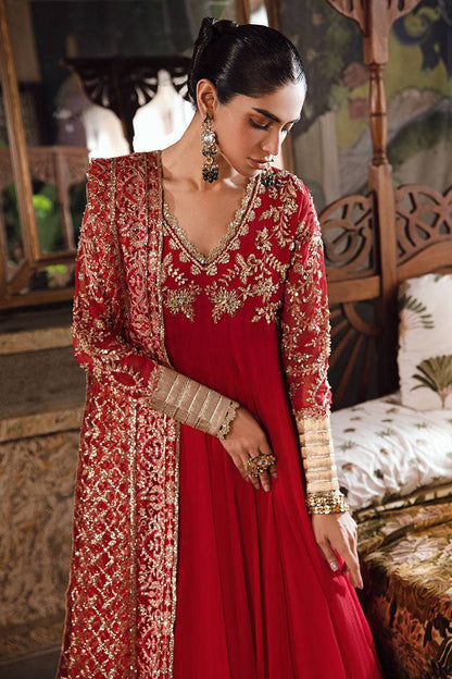 Mushq | Irha Kalidaar Chiffon Pret | MALIAH - Pakistani Designer Dress - by Mushq | Type: Formal - 100% Original at Saira Sultan