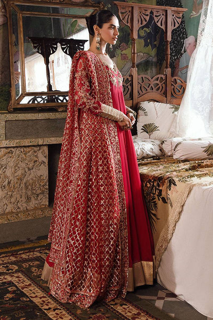 Mushq | Irha Kalidaar Chiffon Pret | MALIAH - Pakistani Designer Dress - by Mushq | Type: Formal - 100% Original at Saira Sultan