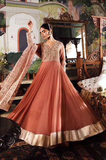 Mushq | Irha Kalidaar Chiffon Pret | AYLA - Pakistani Designer Dress - by Mushq | Type: Formal - 100% Original at Saira Sultan