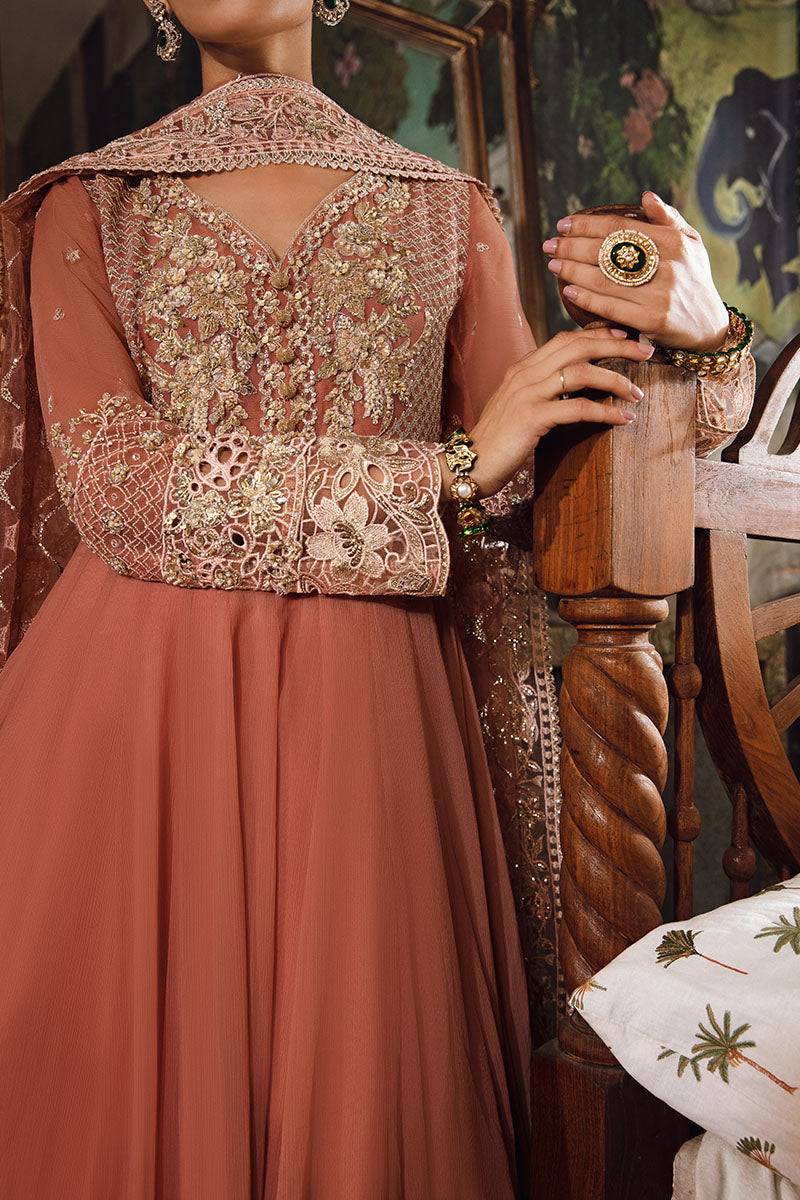 Mushq | Irha Kalidaar Chiffon Pret | AYLA - Pakistani Designer Dress - by Mushq | Type: Formal - 100% Original at Saira Sultan