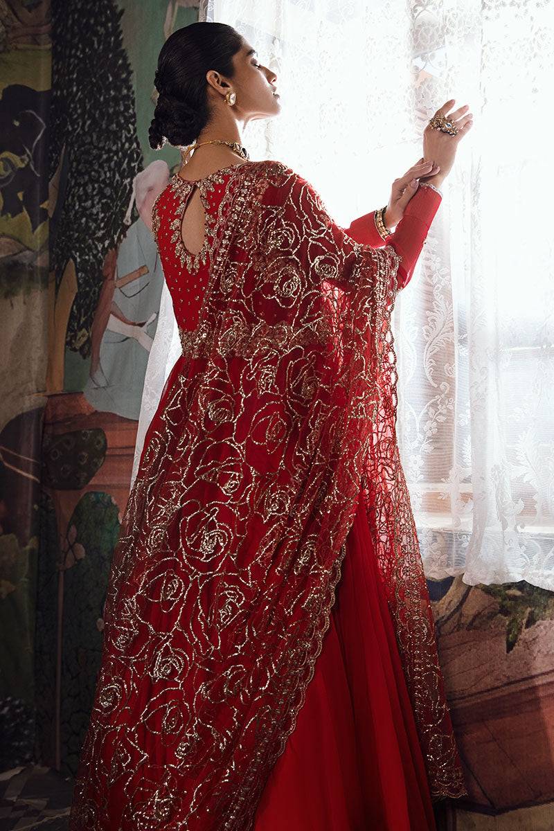 Mushq | Irha Kalidaar Chiffon Pret | RAYA - Pakistani Designer Dress - by Mushq | Type: Formal - 100% Original at Saira Sultan