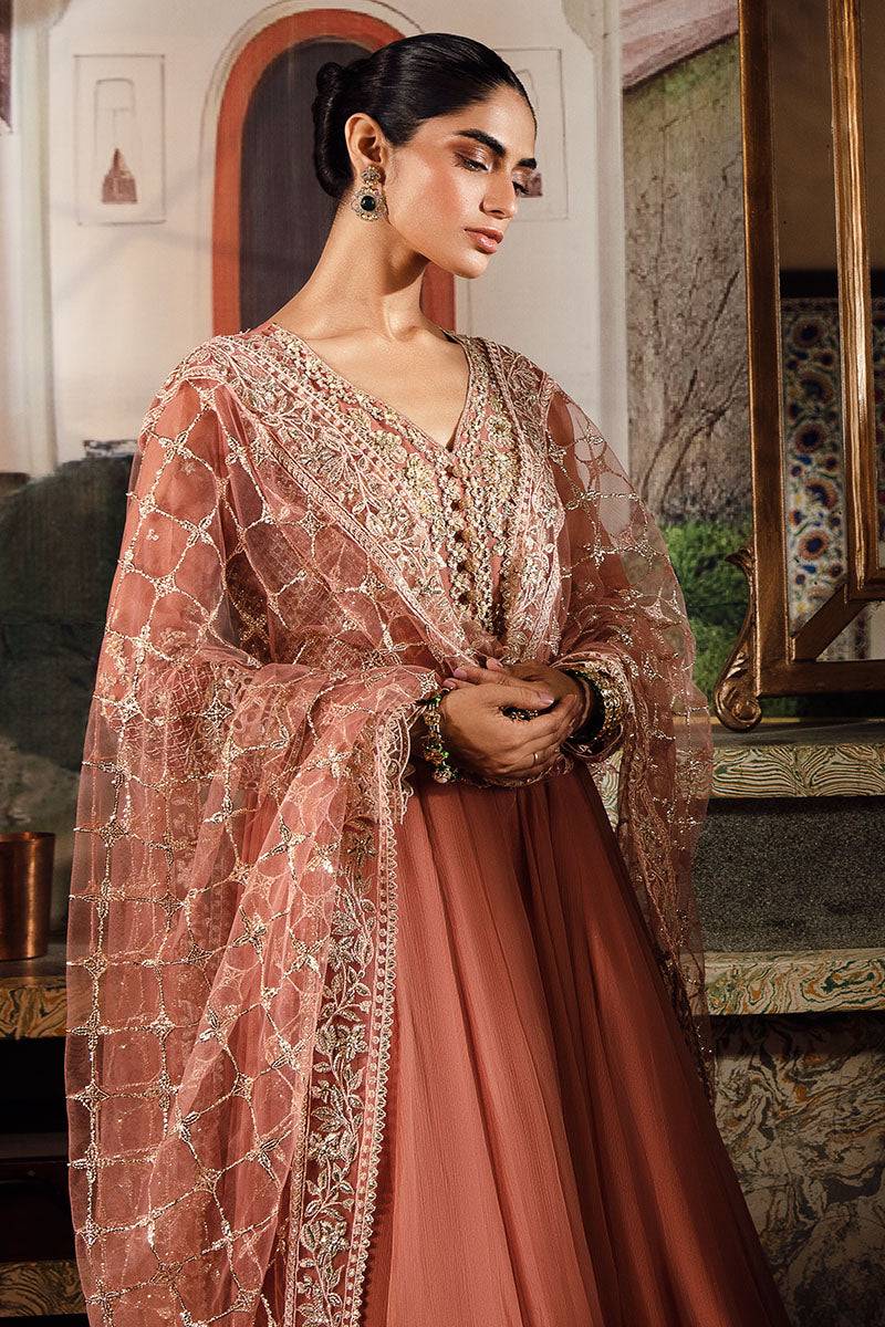Mushq | Irha Kalidaar Chiffon Pret | AYLA - Pakistani Designer Dress - by Mushq | Type: Formal - 100% Original at Saira Sultan