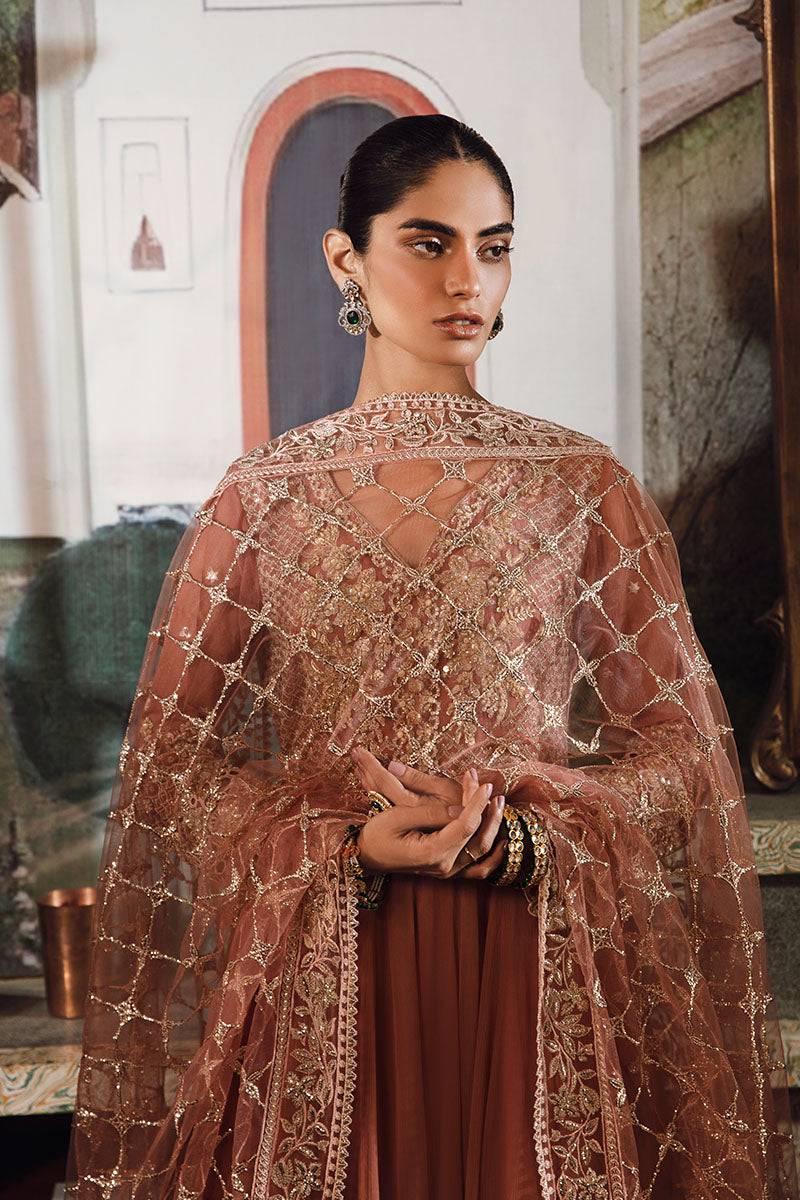 Mushq | Irha Kalidaar Chiffon Pret | AYLA - Pakistani Designer Dress - by Mushq | Type: Formal - 100% Original at Saira Sultan