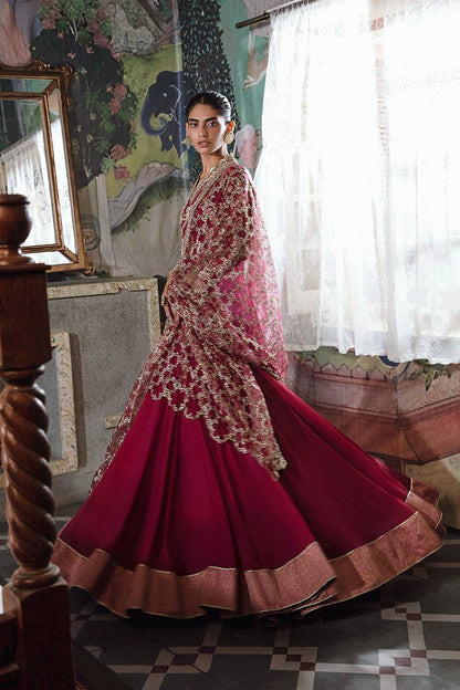 Mushq | Irha Kalidaar Chiffon Pret | NYRA - Pakistani Designer Dress - by Mushq | Type: Formal - 100% Original at Saira Sultan