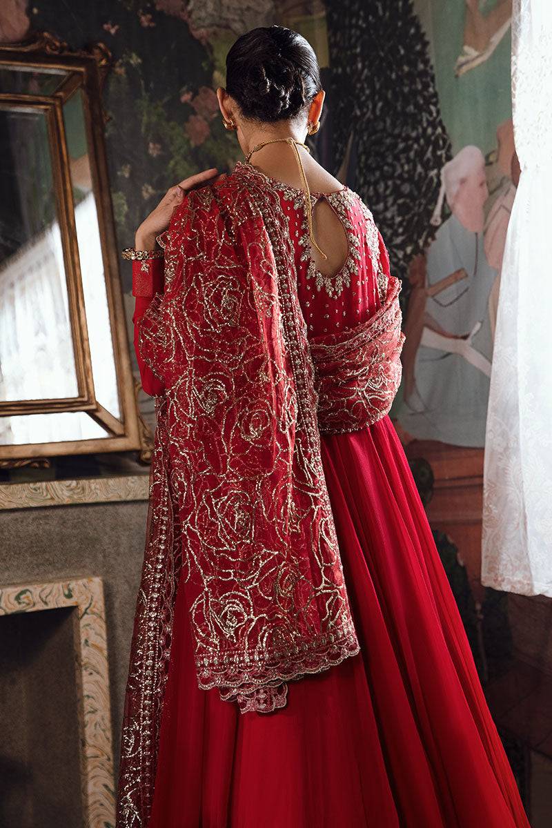 Mushq | Irha Kalidaar Chiffon Pret | RAYA - Pakistani Designer Dress - by Mushq | Type: Formal - 100% Original at Saira Sultan