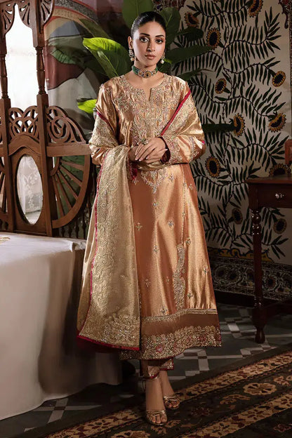 Mushq | Sunehri Anmol Edit | Aleha - Pakistani Designer Dress - by Mushq | Type: Bridal - 100% Original at Saira Sultan