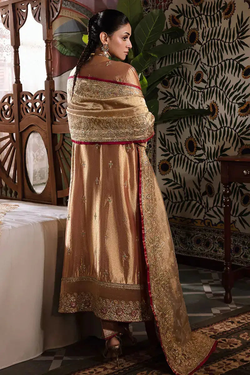 Mushq | Sunehri Anmol Edit | Aleha - Pakistani Designer Dress - by Mushq | Type: Bridal - 100% Original at Saira Sultan