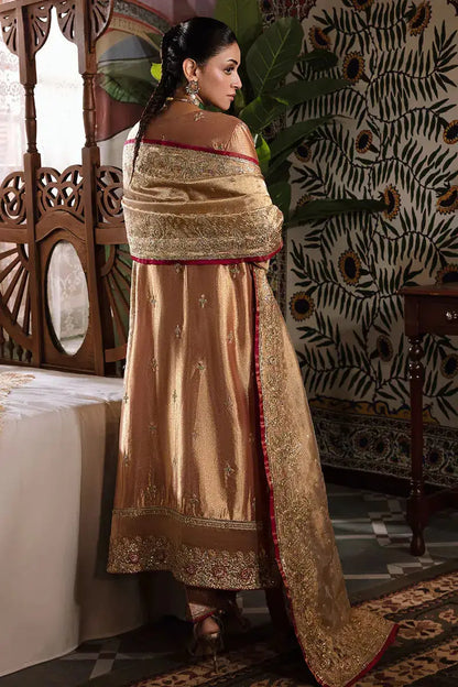 Mushq | Sunehri Anmol Edit | Aleha - Pakistani Designer Dress - by Mushq | Type: Bridal - 100% Original at Saira Sultan