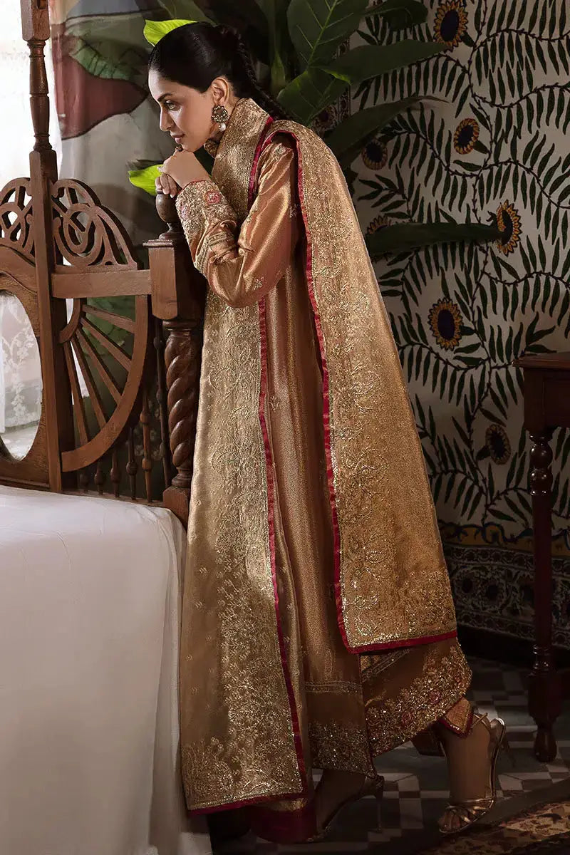 Mushq | Sunehri Anmol Edit | Aleha - Pakistani Designer Dress - by Mushq | Type: Bridal - 100% Original at Saira Sultan
