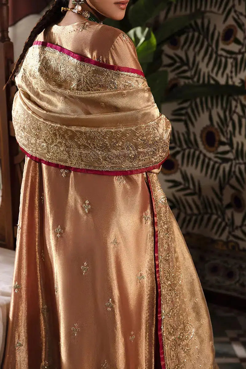 Mushq | Sunehri Anmol Edit | Aleha - Pakistani Designer Dress - by Mushq | Type: Bridal - 100% Original at Saira Sultan