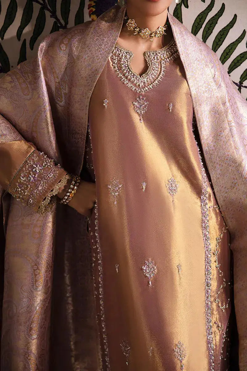 Mushq | Sunehri Anmol Edit | Nurah - Pakistani Designer Dress - by Mushq | Type: Bridal - 100% Original at Saira Sultan