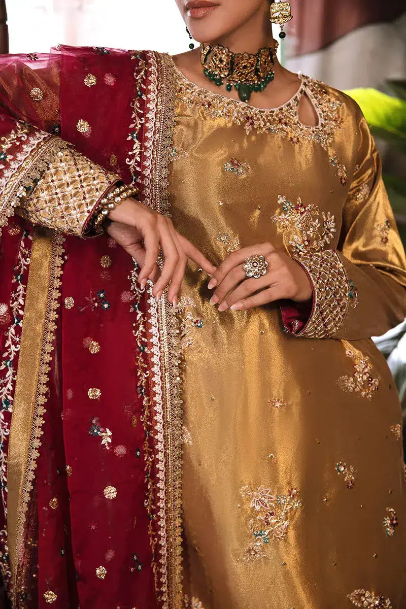 Mushq | Sunehri Anmol Edit | Zaisha - Pakistani Designer Dress - by Mushq | Type: Bridal - 100% Original at Saira Sultan