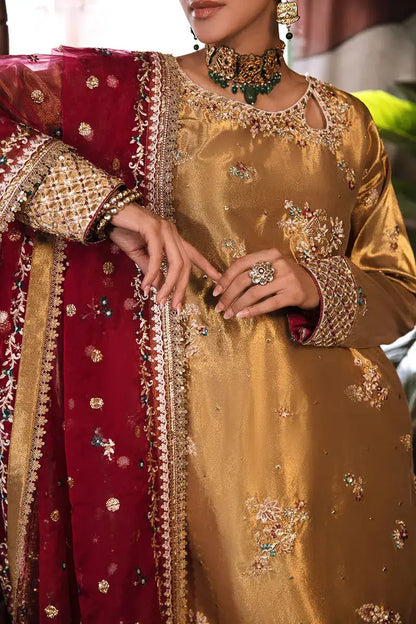 Mushq | Sunehri Anmol Edit | Zaisha - Pakistani Designer Dress - by Mushq | Type: Bridal - 100% Original at Saira Sultan