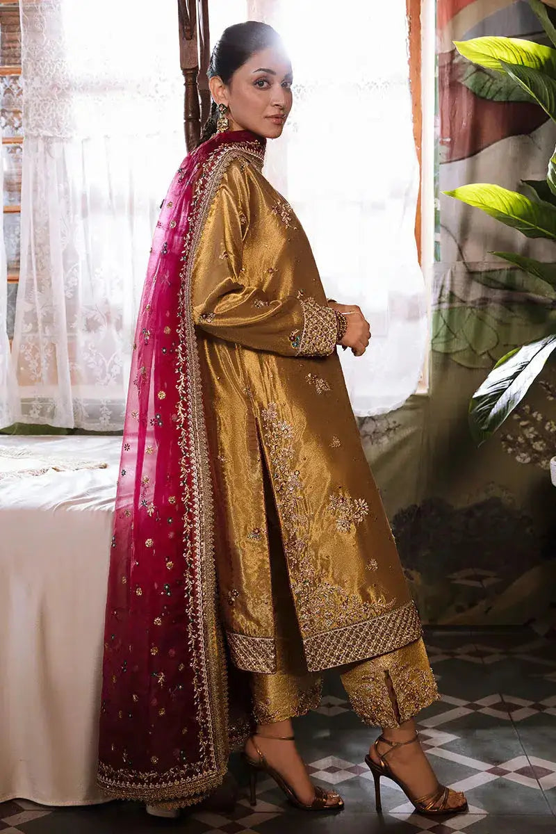 Mushq | Sunehri Anmol Edit | Zaisha - Pakistani Designer Dress - by Mushq | Type: Bridal - 100% Original at Saira Sultan