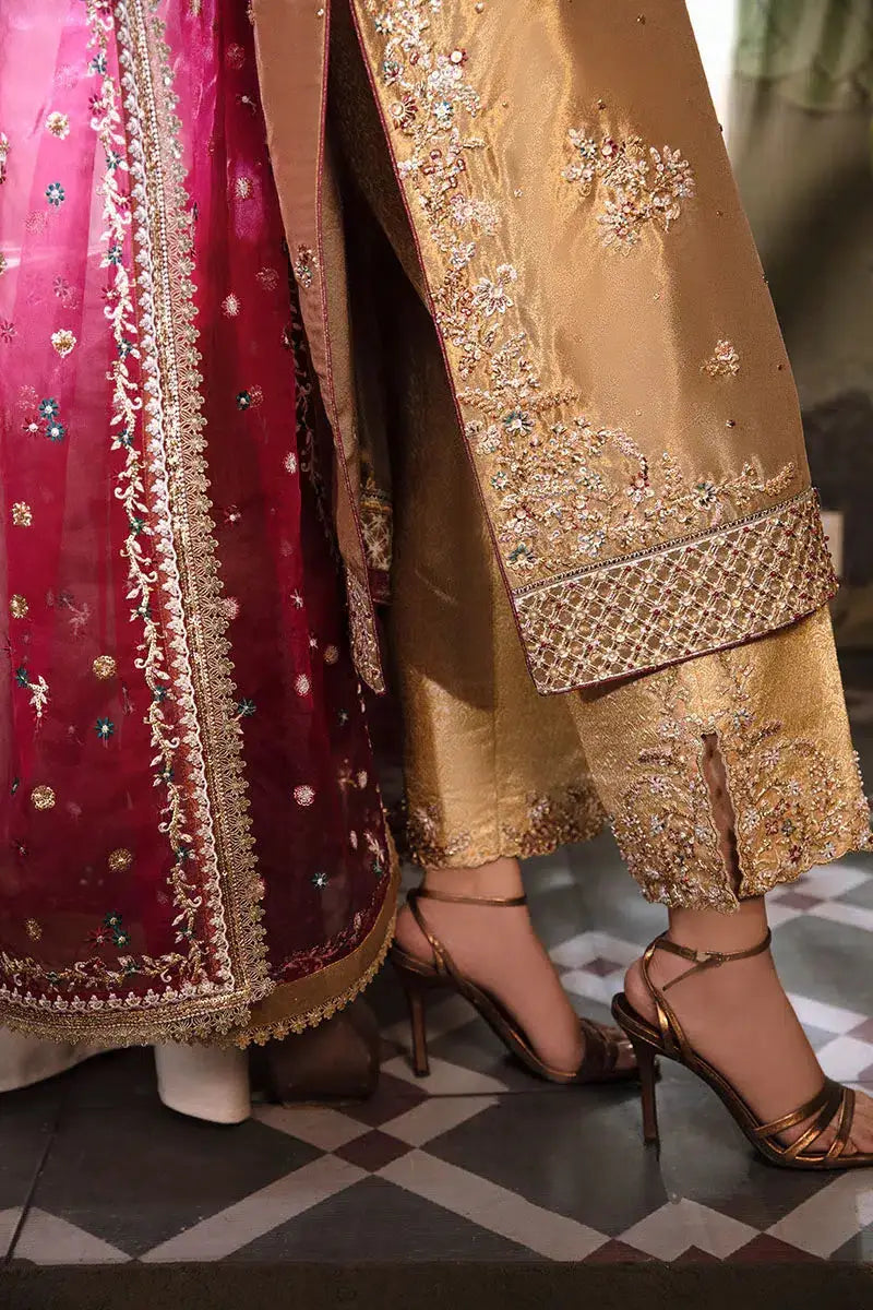 Mushq | Sunehri Anmol Edit | Zaisha - Pakistani Designer Dress - by Mushq | Type: Bridal - 100% Original at Saira Sultan
