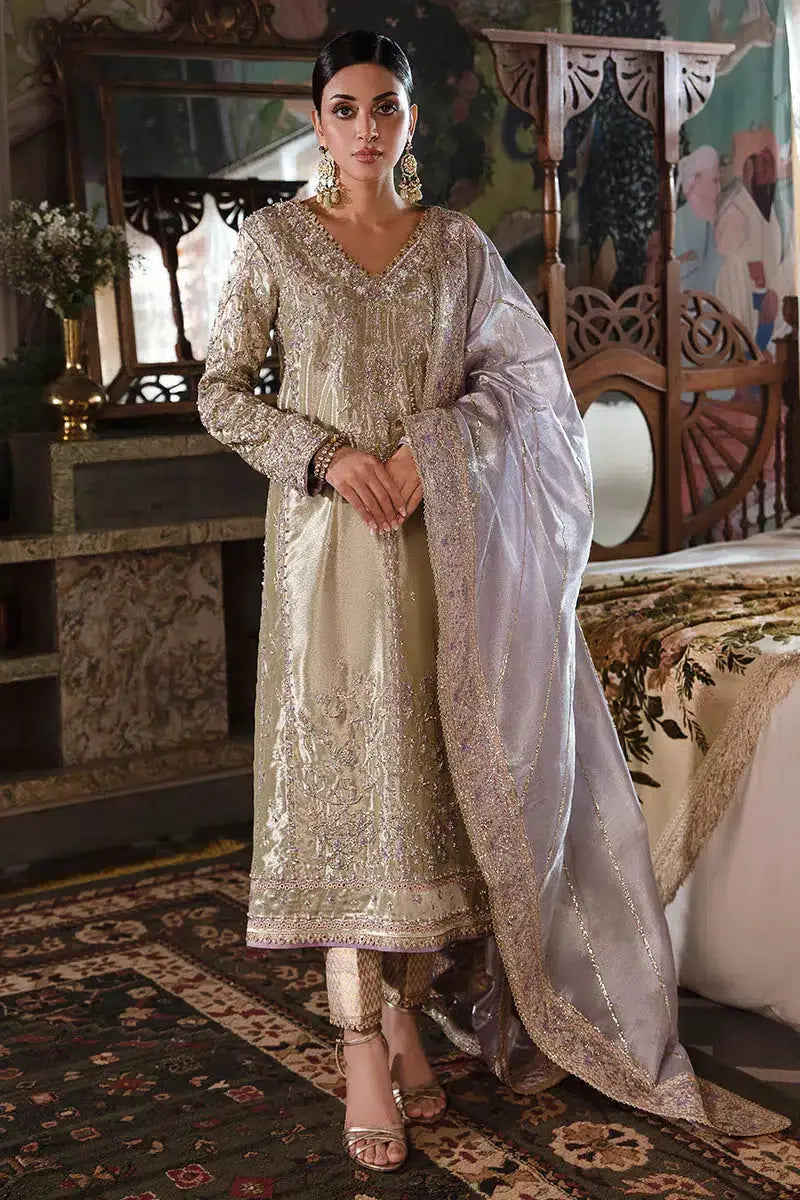 Mushq | Sunehri Anmol Edit | Zyva - Pakistani Designer Dress - by Mushq | Type: Bridal - 100% Original at Saira Sultan