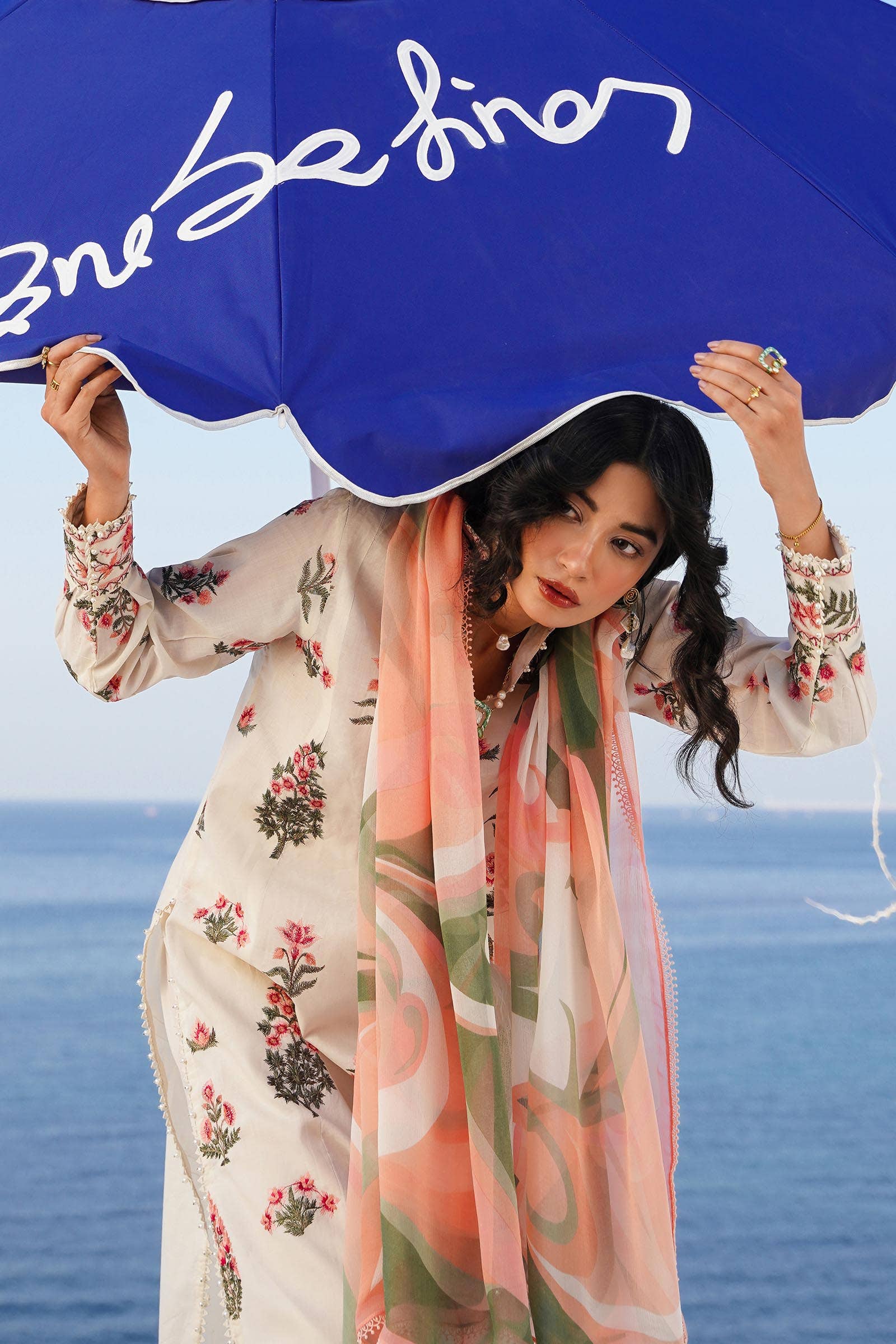 Sana Safinaz | Muzlin Spring 24 | M241-010A-CJ - Pakistani Designer Dress - by Sana Safinaz | Type: Luxury - 100% Original at Saira Sultan