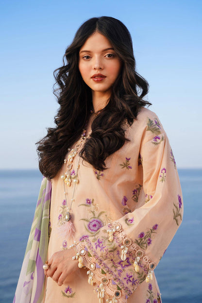 Sana Safinaz | Muzlin Spring 24 | M241-010B-CJ - Pakistani Designer Dress - by Sana Safinaz | Type: Luxury - 100% Original at Saira Sultan