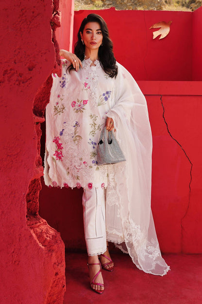 Sana Safinaz | Muzlin Spring 24 | M241-011A-CW - Pakistani Designer Dress - by Sana Safinaz | Type: Luxury - 100% Original at Saira Sultan