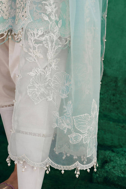 Sana Safinaz | Muzlin Spring 24 | M241-011B-CW - Pakistani Designer Dress - by sana | Type: Luxury - 100% Original at Saira Sultan