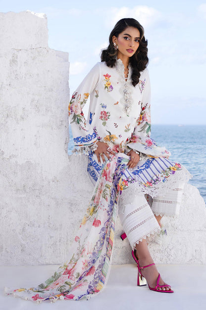 Sana Safinaz | Muzlin Spring 24 | M241-012A-CI - Pakistani Designer Dress - by Sana Safinaz | Type: Luxury - 100% Original at Saira Sultan