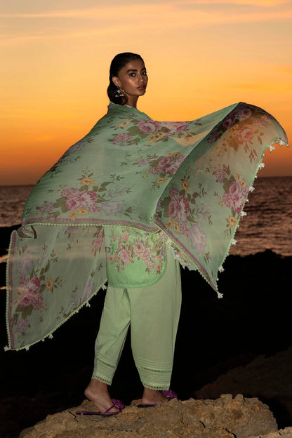 Sana Safinaz | Muzlin Spring 24 | M241-013B-CI - Pakistani Designer Dress - by Sana Safinaz | Type: Luxury - 100% Original at Saira Sultan