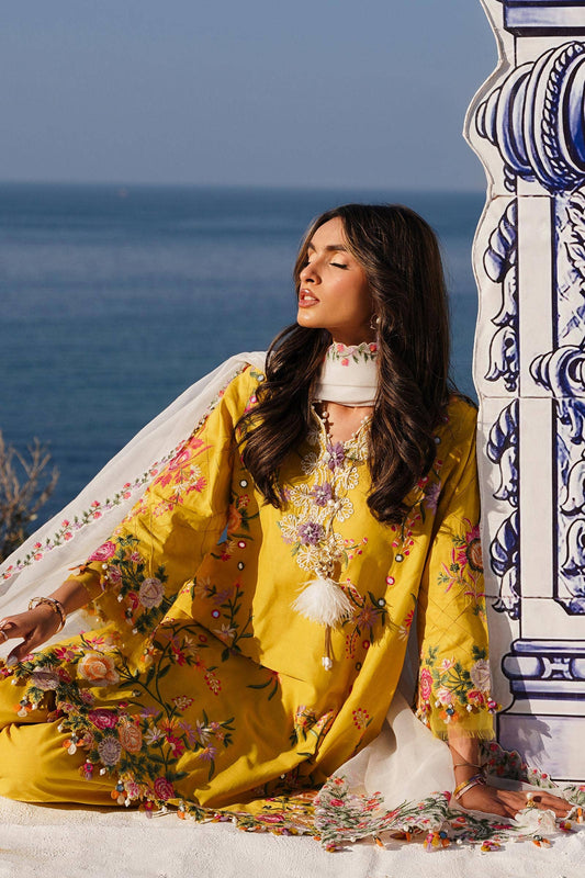 Sana Safinaz | Muzlin Spring 24 | M241-002A-CX - Pakistani Designer Dress - by Sana Safinaz | Type: Luxury - 100% Original at Saira Sultan