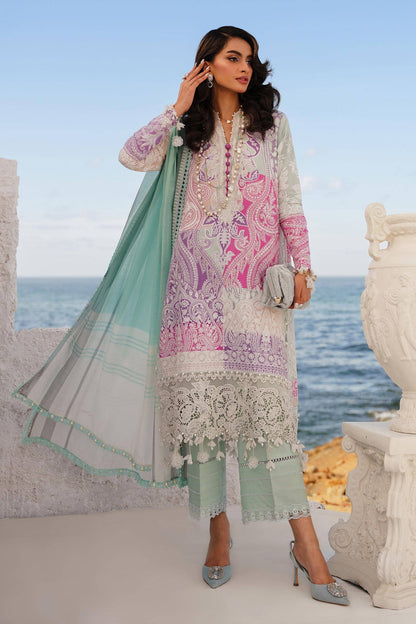 Sana Safinaz | Muzlin Spring 24 | M241-015B-DG - Pakistani Designer Dress - by Sana Safinaz | Type: Luxury - 100% Original at Saira Sultan