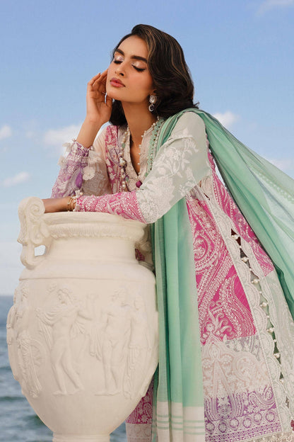 Sana Safinaz | Muzlin Spring 24 | M241-015B-DG - Pakistani Designer Dress - by Sana Safinaz | Type: Luxury - 100% Original at Saira Sultan