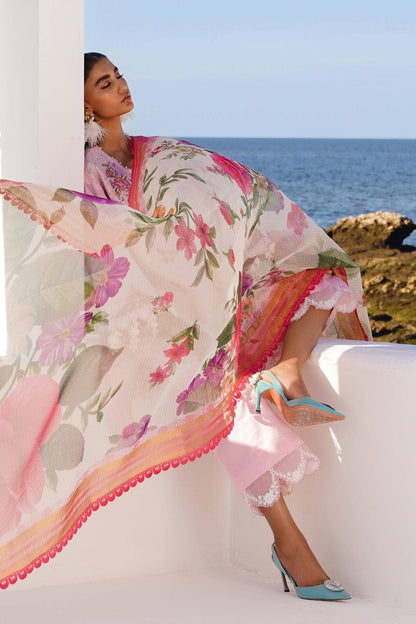 Sana Safinaz | Muzlin Spring 24 | M241-016A-CL - Pakistani Designer Dress - by Sana Safinaz | Type: Luxury - 100% Original at Saira Sultan