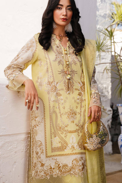 Sana Safinaz | Muzlin Spring 24 | M241-018A-CM - Pakistani Designer Dress - by Sana Safinaz | Type: Luxury - 100% Original at Saira Sultan
