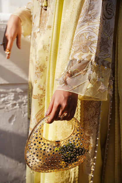 Sana Safinaz | Muzlin Spring 24 | M241-018A-CM - Pakistani Designer Dress - by Sana Safinaz | Type: Luxury - 100% Original at Saira Sultan