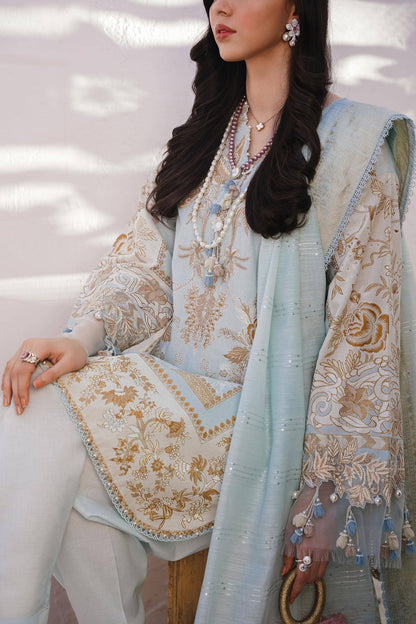 Sana Safinaz | Muzlin Spring 24 | M241-018B-CM - Pakistani Designer Dress - by Sana Safinaz | Type: Luxury - 100% Original at Saira Sultan
