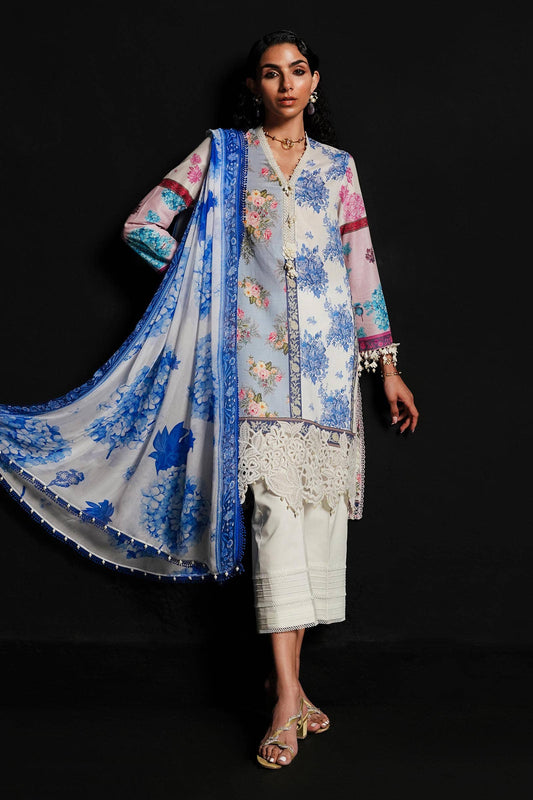 Sana Safinaz | Muzlin Spring 24 | M241-003A-CI - Pakistani Designer Dress - by Sana Safinaz | Type: Luxury - 100% Original at Saira Sultan