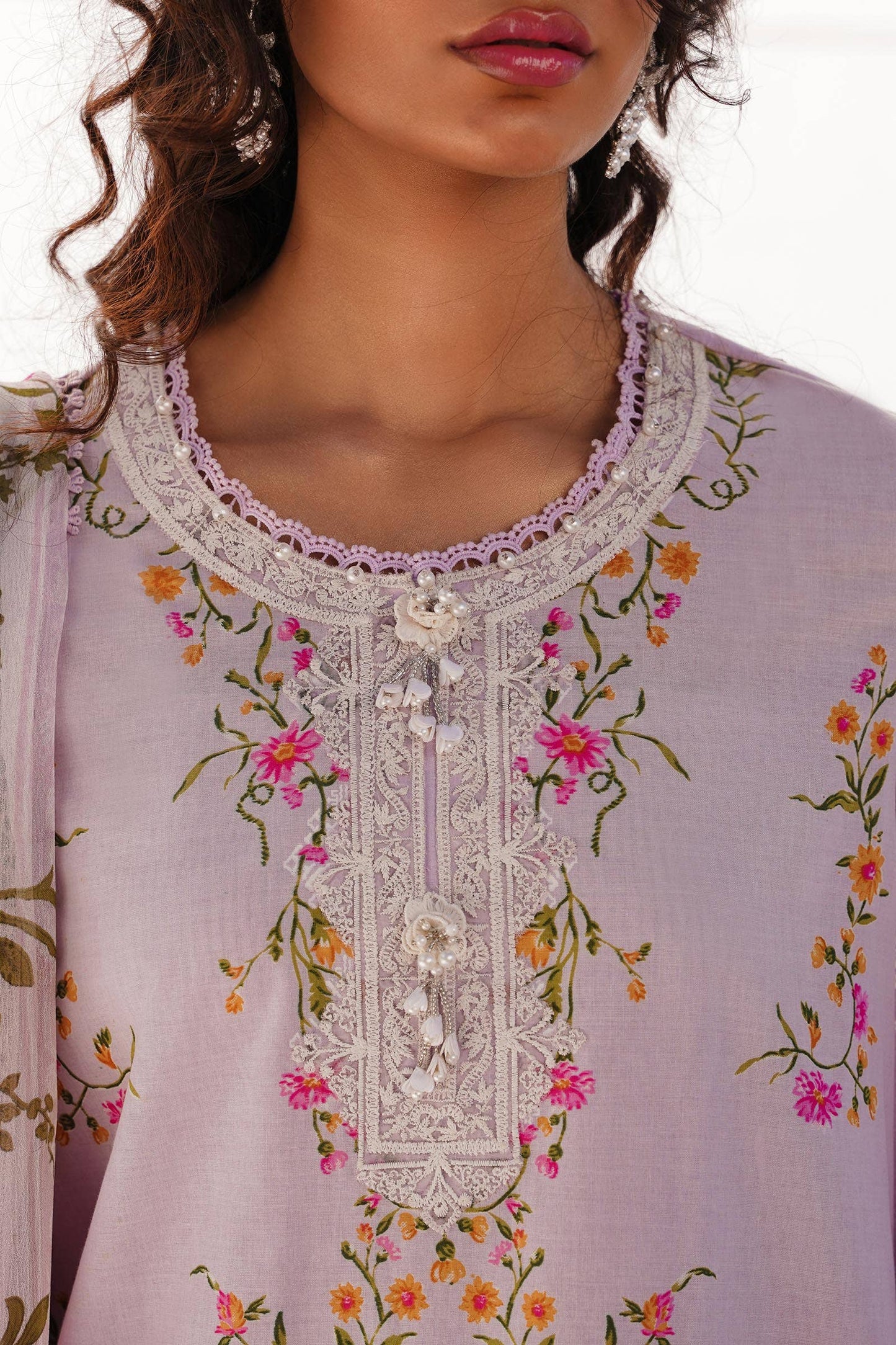 Sana Safinaz | Muzlin Spring 24 | M241-019A-CI - Pakistani Designer Dress - by Sana Safinaz | Type: Luxury - 100% Original at Saira Sultan