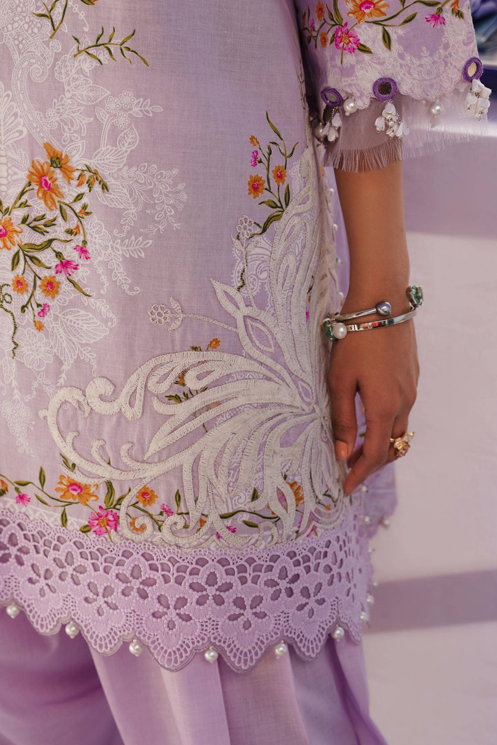 Sana Safinaz | Muzlin Spring 24 | M241-019A-CI - Pakistani Designer Dress - by Sana Safinaz | Type: Luxury - 100% Original at Saira Sultan
