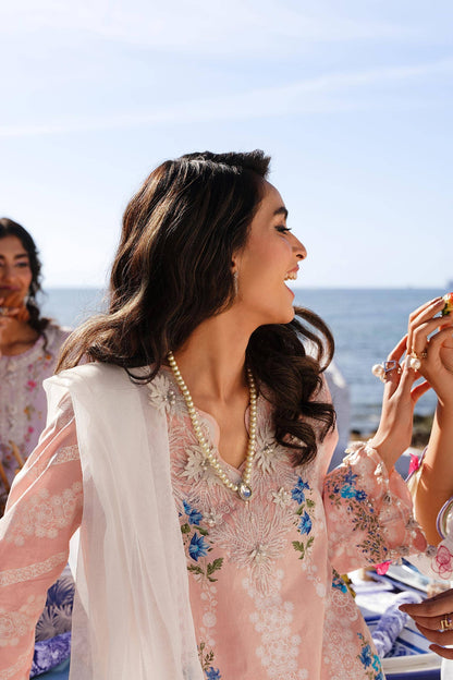Sana Safinaz | Muzlin Spring 24 | M241-020B-CW - Pakistani Designer Dress - by Sana Safinaz | Type: Luxury - 100% Original at Saira Sultan
