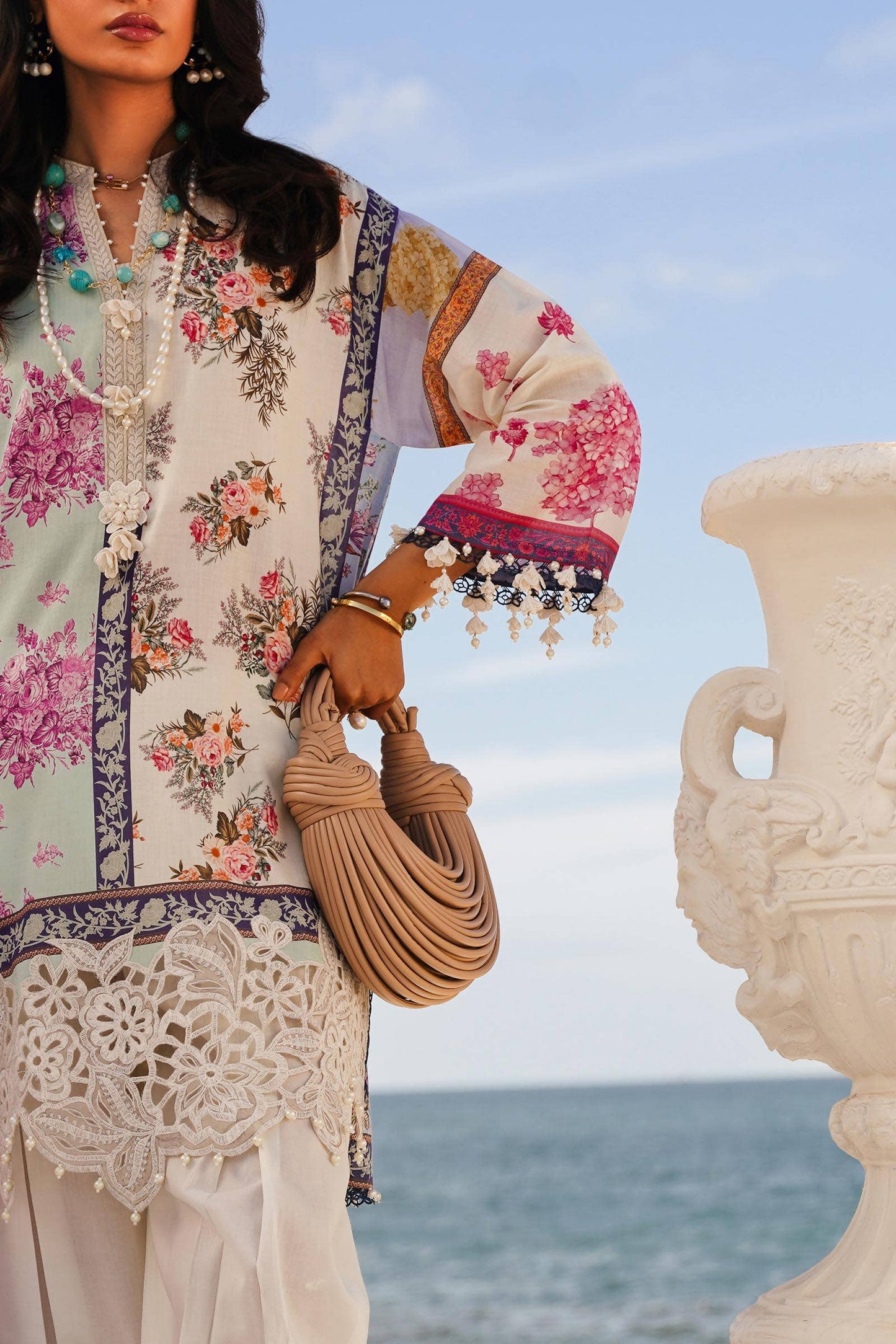 Sana Safinaz | Muzlin Spring 24 | M241-003B-CI - Pakistani Designer Dress - by Sana Safinaz | Type: Luxury - 100% Original at Saira Sultan