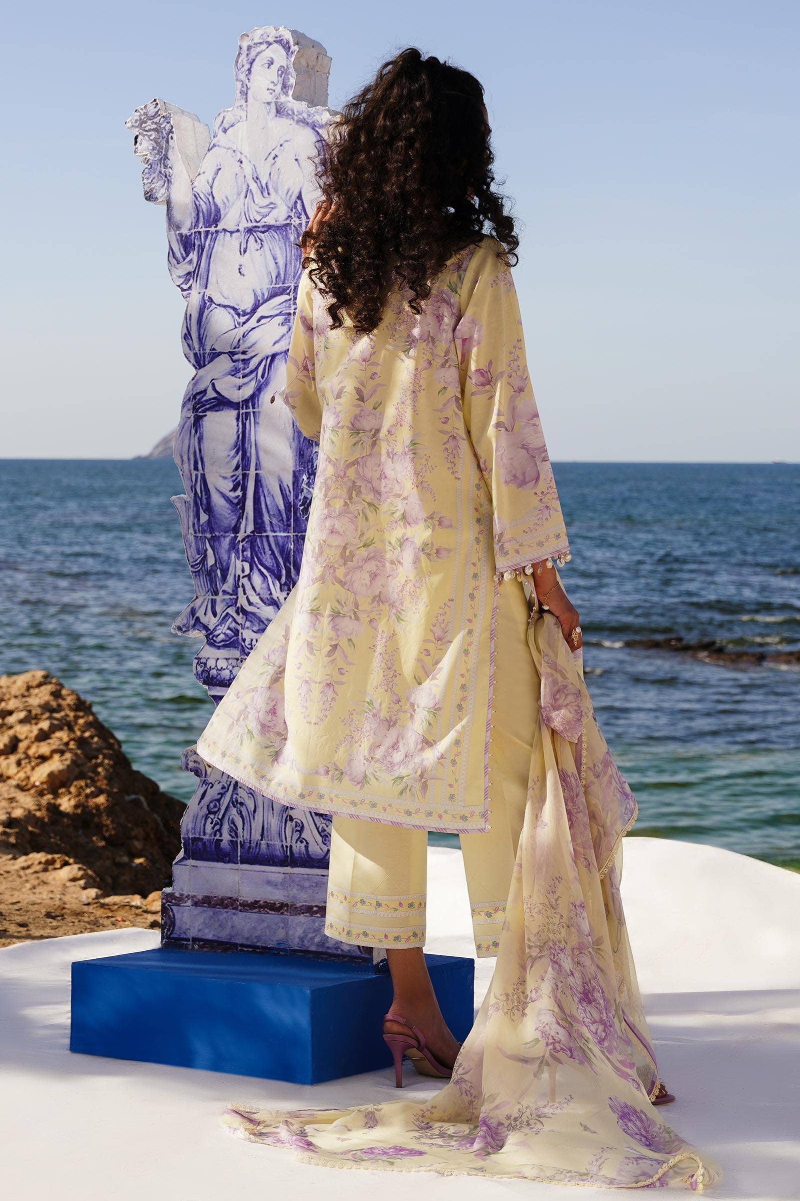Sana Safinaz | Muzlin Spring 24 | M241-004B-CI - Pakistani Designer Dress - by Sana Safinaz | Type: Luxury - 100% Original at Saira Sultan
