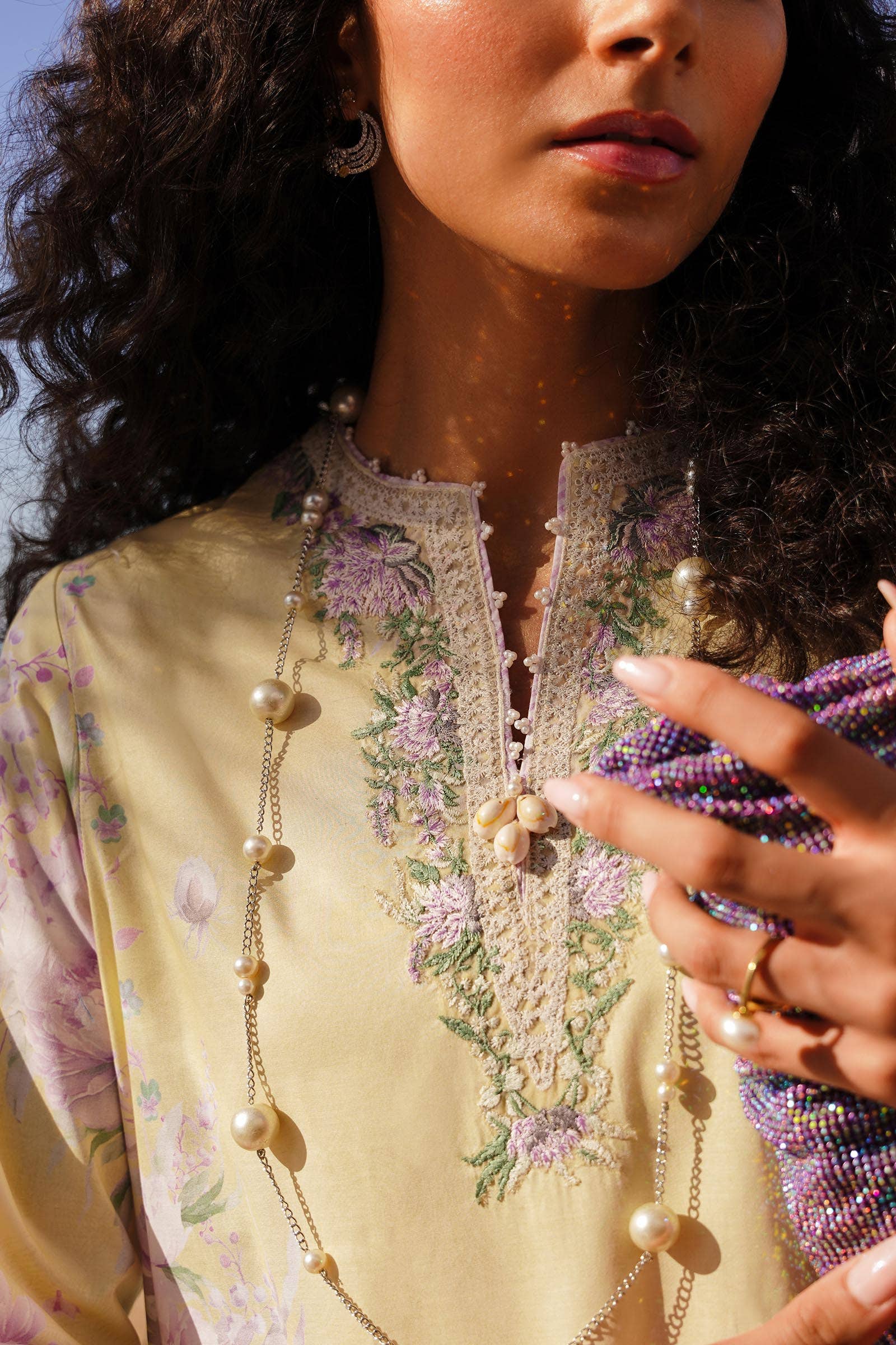 Sana Safinaz | Muzlin Spring 24 | M241-004B-CI - Pakistani Designer Dress - by Sana Safinaz | Type: Luxury - 100% Original at Saira Sultan