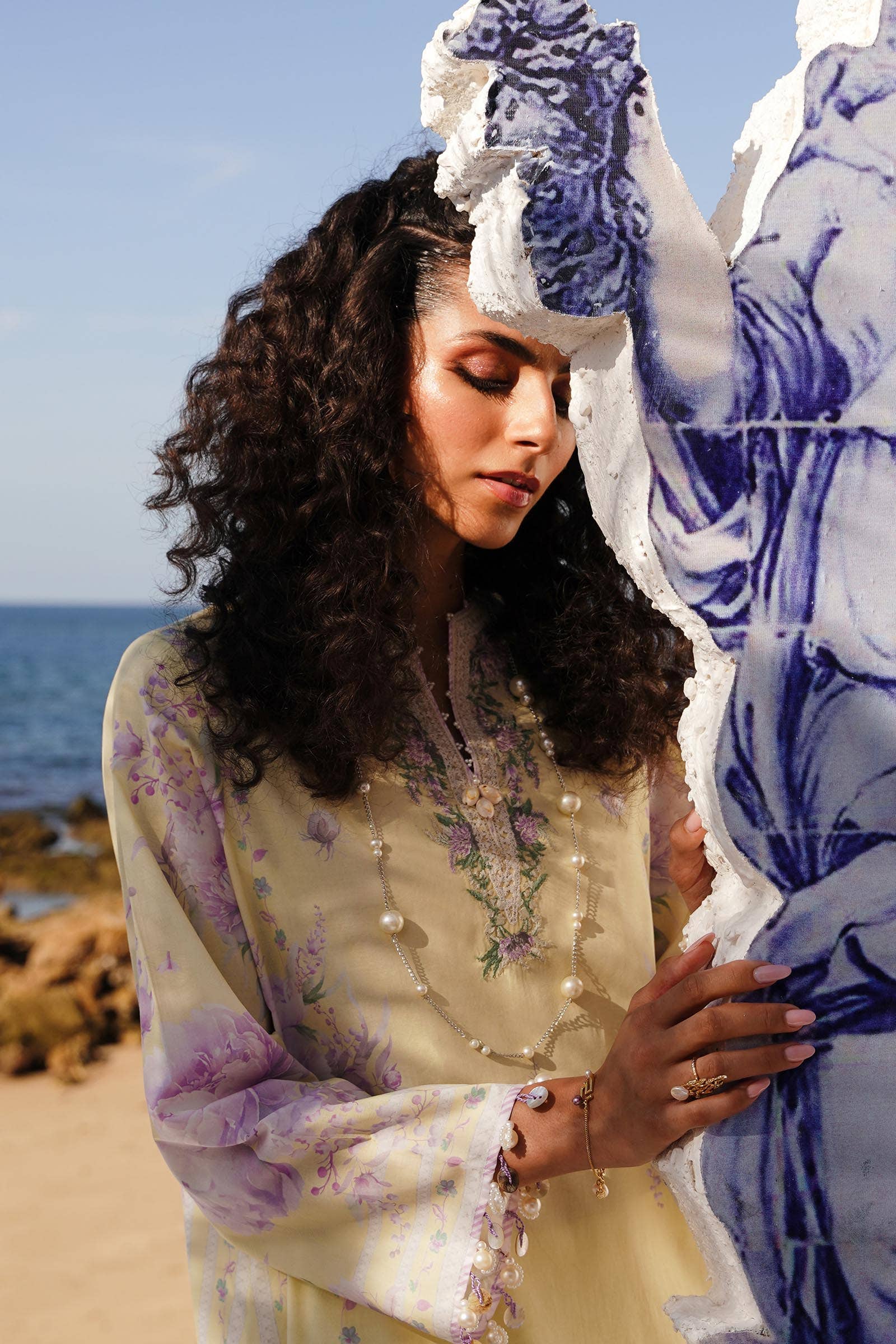 Sana Safinaz | Muzlin Spring 24 | M241-004B-CI - Pakistani Designer Dress - by Sana Safinaz | Type: Luxury - 100% Original at Saira Sultan