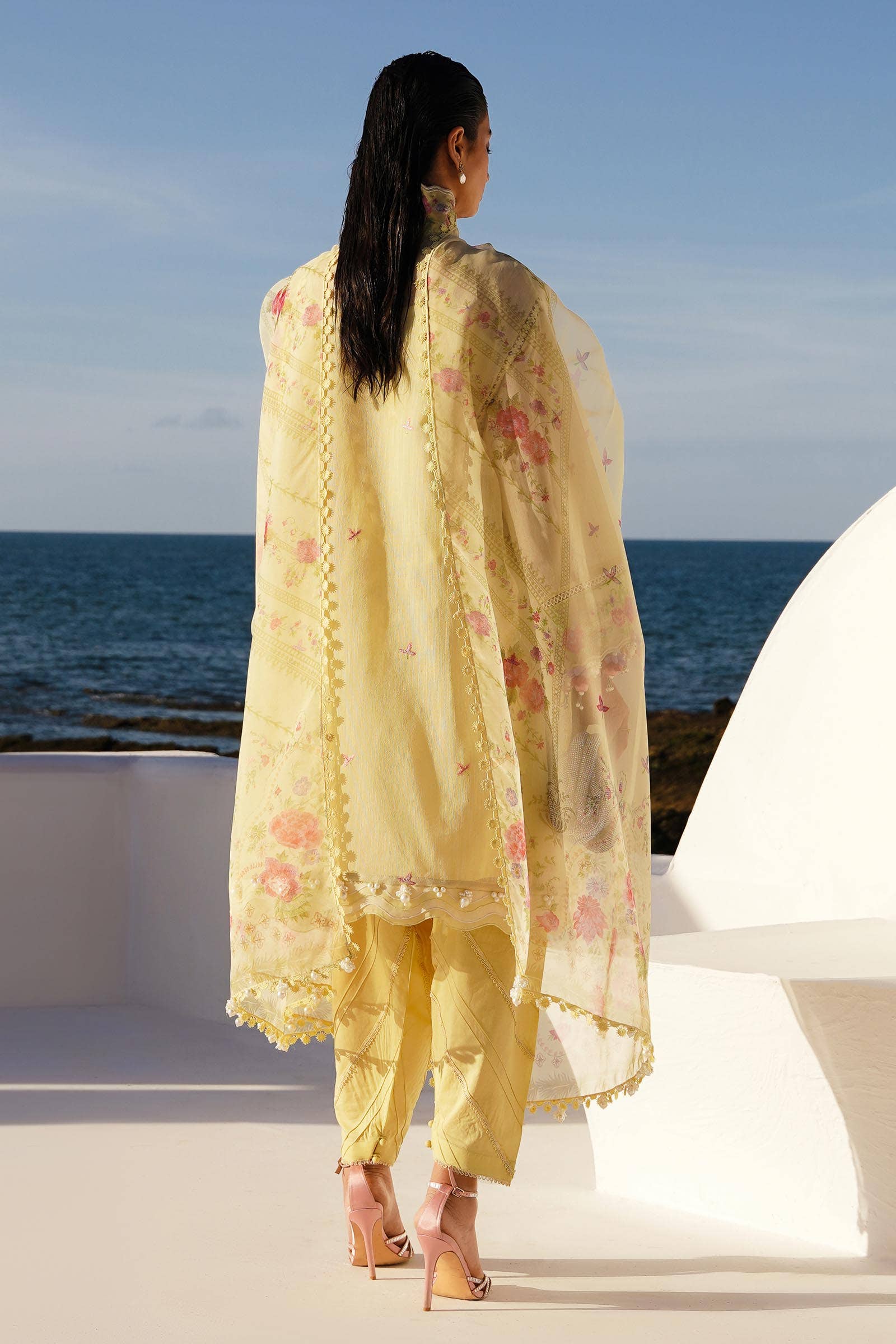 Sana Safinaz | Muzlin Spring 24 | M241-005B-CL - Pakistani Designer Dress - by Sana Safinaz | Type: Luxury - 100% Original at Saira Sultan
