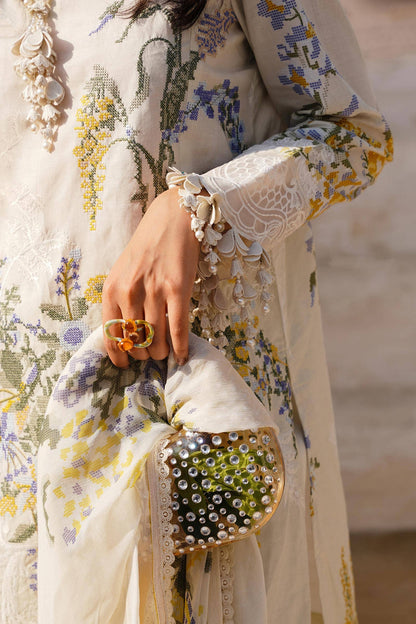 Sana Safinaz | Muzlin Spring 24 | M241-006A-CJ - Pakistani Designer Dress - by Sana Safinaz | Type: Luxury - 100% Original at Saira Sultan