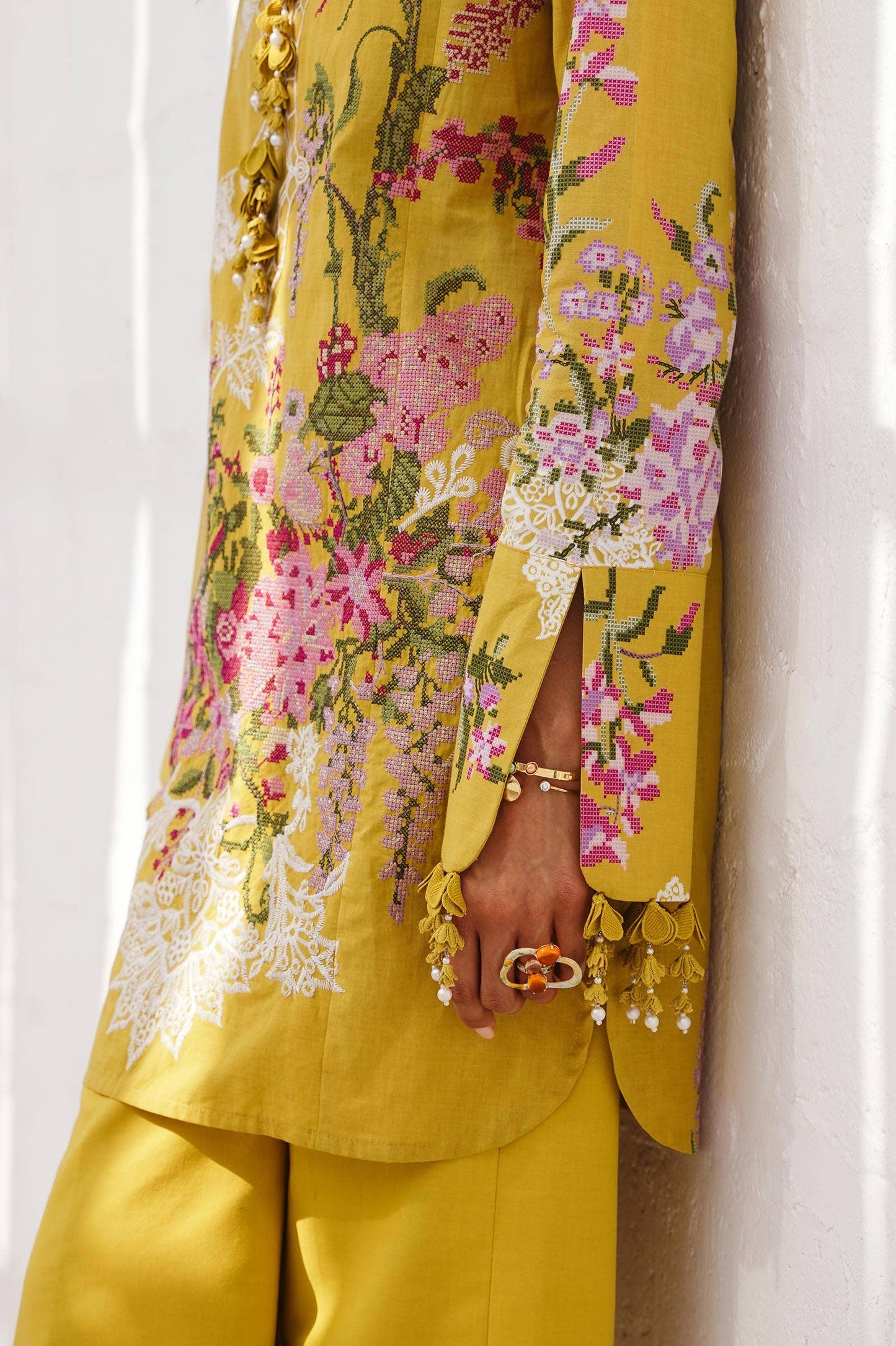 Sana Safinaz | Muzlin Spring 24 | M241-006B-CJ - Pakistani Designer Dress - by Sana Safinaz | Type: Luxury - 100% Original at Saira Sultan