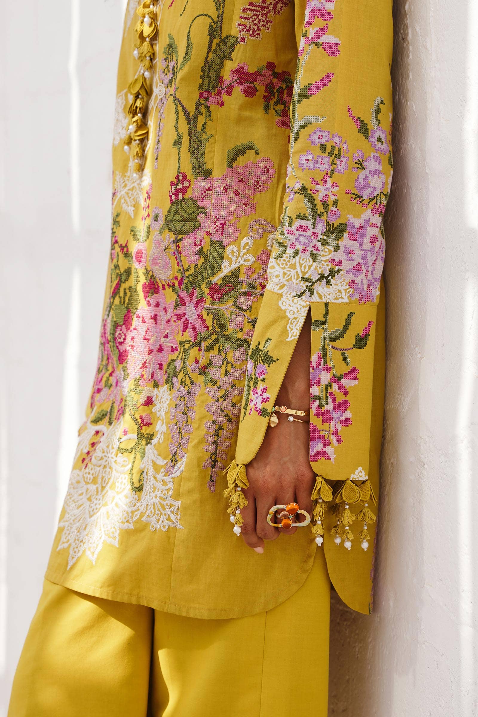 Sana Safinaz | Muzlin Spring 24 | M241-006B-CJ - Pakistani Designer Dress - by Sana Safinaz | Type: Luxury - 100% Original at Saira Sultan