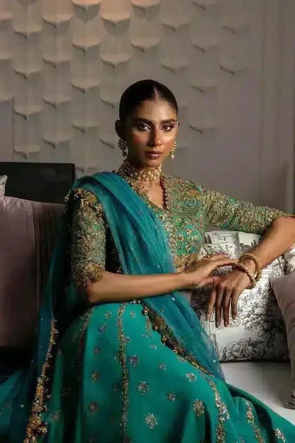 Sana Safinaz | Nura Festive 2023 | N232-002-CT - Pakistani Designer Dress - by Sana Safinaz | Type: Bridal - 100% Original at Saira Sultan