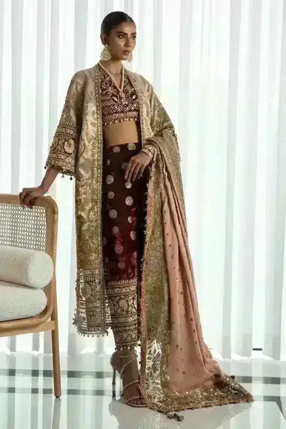 Sana Safinaz | Nura Festive 2023 | N232-003-CL - Pakistani Designer Dress - by Sana Safinaz | Type: Bridal - 100% Original at Saira Sultan