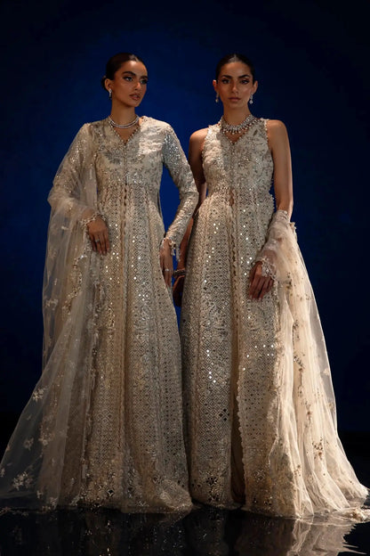 Sana Safinaz | Nura Festive 24 | N241-009-3CT - Pakistani Designer Dress - by Sana Safinaz | Type: Bridal - 100% Original at Saira Sultan