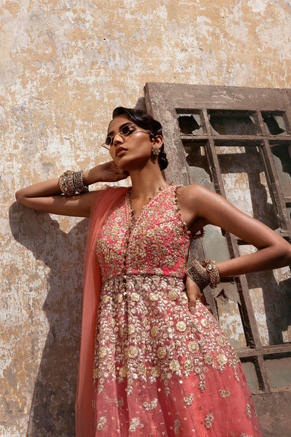 Sana Safinaz | Nura Festive 25 | N252-005-3CX M Fuchsia Pink Raw Silk